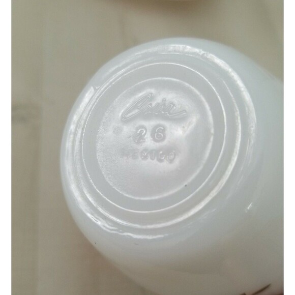 Vintage Crisa 2 Cups and Saucers set of 4 Brown leaves Orange flowers - Picture 4 of 4